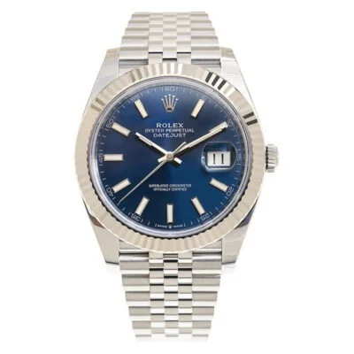 Replica Rolex Datejust Blue Dial 126334 Jubilee