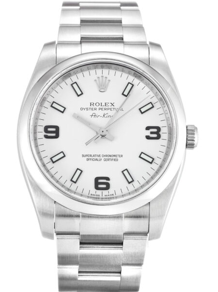 Replica Rolex Air-King White Dial 114200