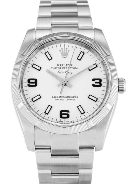 Replica Rolex Air-King White Dial 114210