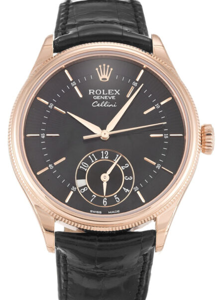 Replica Rolex Cellini Black Dial 50525