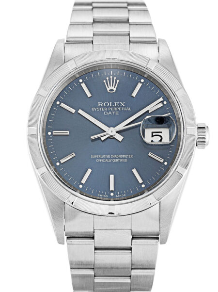 Replica Rolex Oyster Perpetual Date Blue Dial 15210