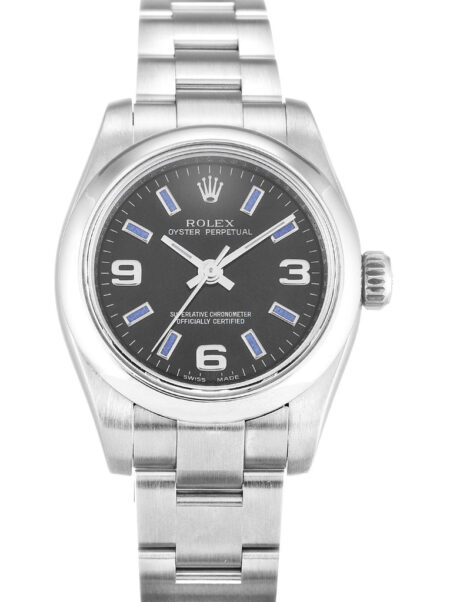 Replica Rolex Oyster Perpetual Lady Black Dial 176200