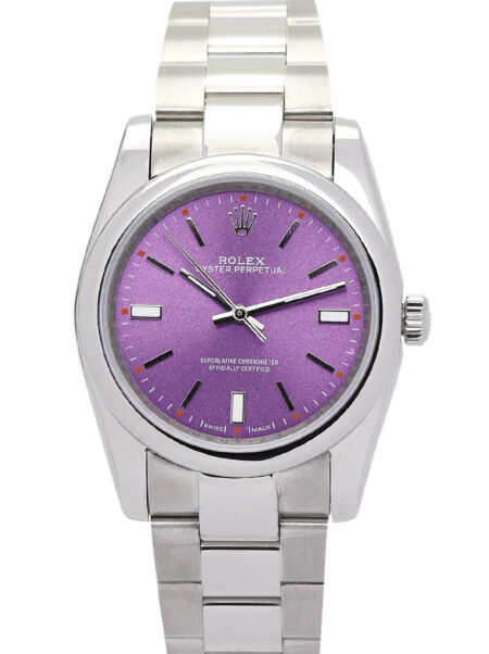 Replica Rolex Oyster Perpetual Lady Purple Dial 177200