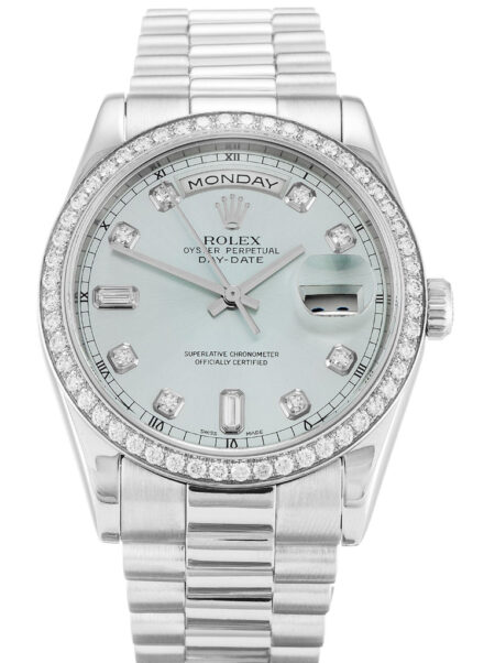 Replica Rolex Day-Date Blue Dial 118346