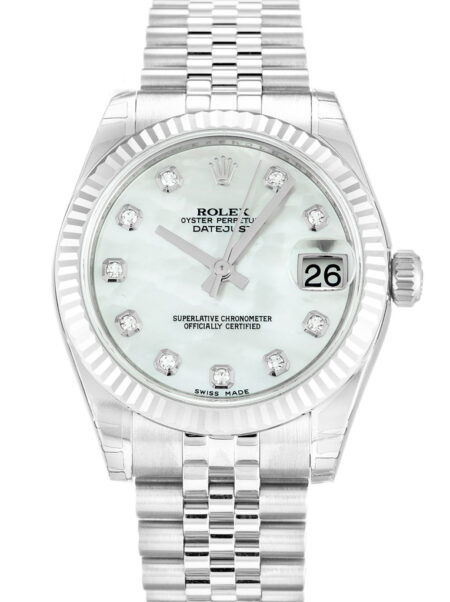 Replica Rolex Lady-Datejust Mother of Pearl - White Dial 178274