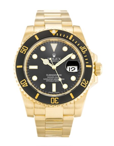 Replica Rolex Submariner Black Dial 116618LN