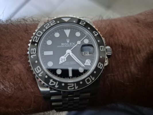 Superclone Rolex GMT-Master II 126710GRNR "Bruce Wayne" Jubilee 2024 photo review