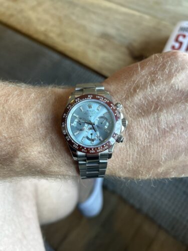 Rolex Daytona Ice blue Dial 116506 "Platona" photo review