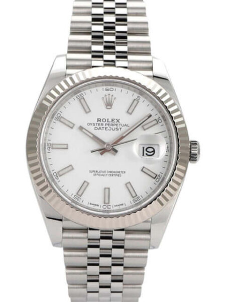 Replica Rolex Datejust White Dial 126334 Jubilee Flutted