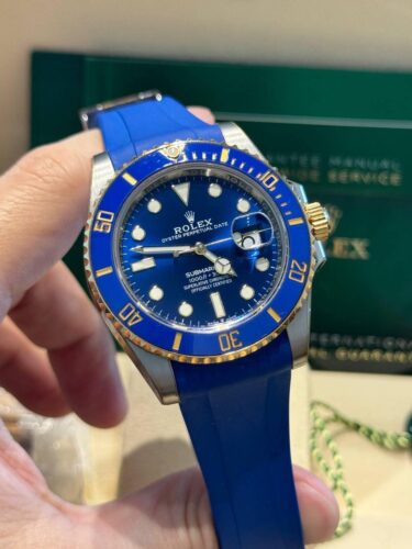 Replica Rolex Submariner Blue Dial 126613LB Bluesy photo review