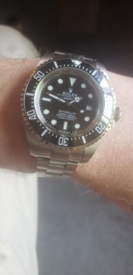 Replica Rolex Deepsea Black Dial 116660 photo review