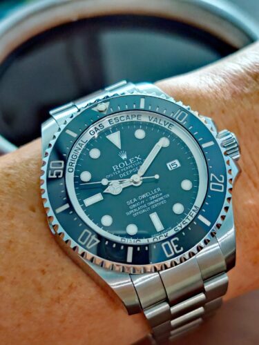 Replica Rolex Deepsea Black Dial 116660 photo review