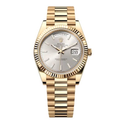 Superclone Rolex Day-Date Silver Dial 228238