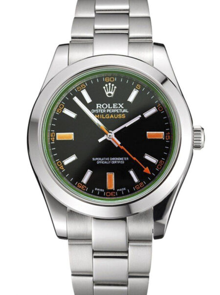 Superclone Rolex Milgauss Black Dial REP016836