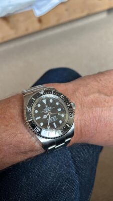 Replica Rolex Deepsea Black Dial 116660 photo review