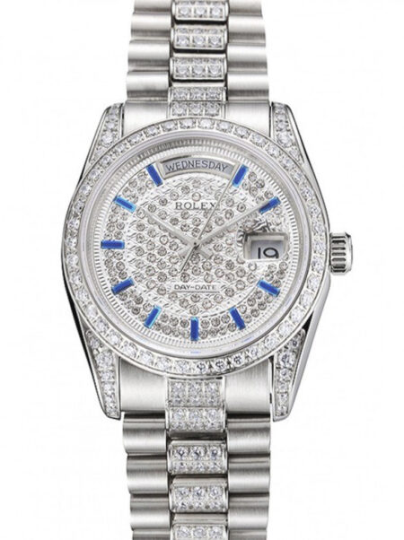 Superclone Rolex Day-Date White Dial REP016824