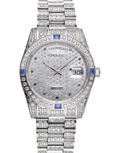 Superclone Rolex Day-Date Diamond Dial 621613