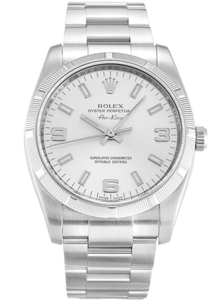 Replica Rolex Air-King Silver Dial 114210