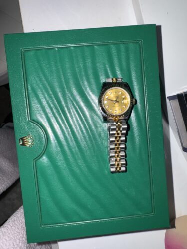 Replica Rolex Lady-Datejust Champagne Dial 179173-2 26 mm photo review