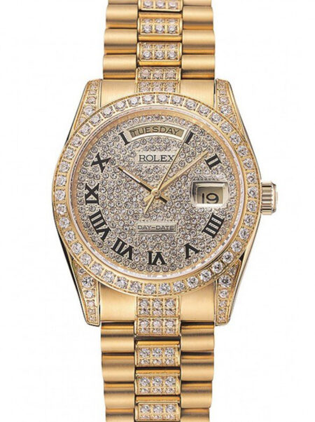 Superclone Rolex Day-Date Gold Dial 1453956