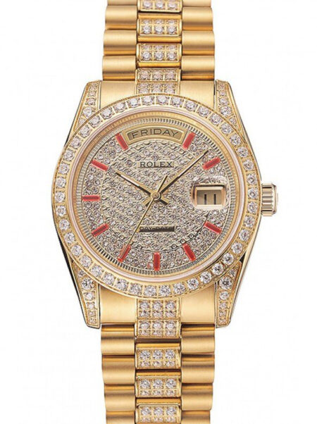 Superclone Rolex Day-Date Gold Dial 1453960