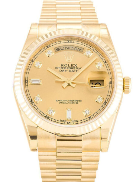 Replica Rolex Day-Date Gold Dial 118238