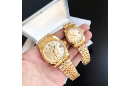 Replica Rolex Datejust RG/RG Jub Gold/Dial