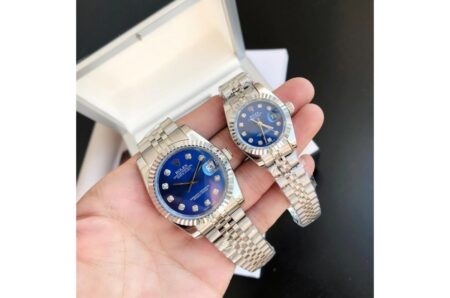 Replica Rolex Datejust SS/SS Jub Blue/Dial