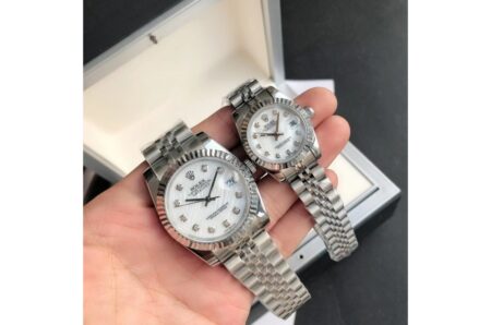Replica Rolex Datejust SS/SS Jub White/Dial