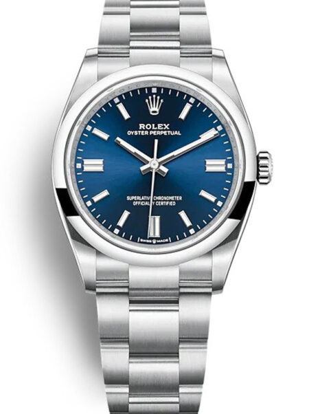 Replica Rolex Oyster Perpetual Lady Blue Dial 126000
