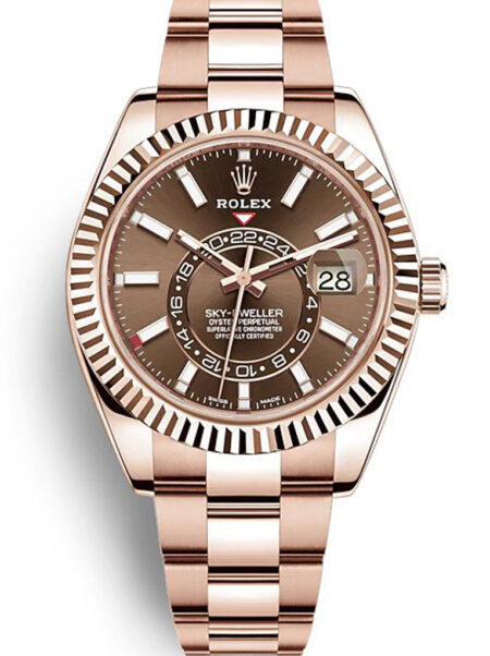 Replica Rolex Sky-Dweller Chocolate Dial 326935