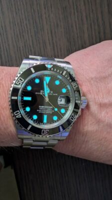 Superclone Rolex Submariner Black Dial 126610LN photo review