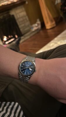 Replica Rolex Datejust Blue Dial 126334 Jubilee 41 mm photo review