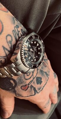 Replica Rolex Deepsea Black Dial 116660 photo review