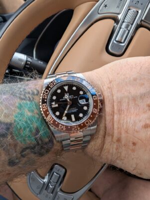 Superclone Rolex GMT-Master II Black Dial 126711CHNR Root Beer photo review