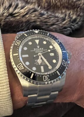 Replica Rolex Deepsea Black Dial 116660 photo review