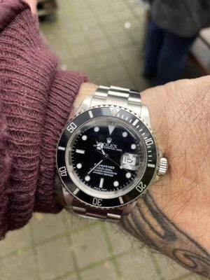 Replica Rolex Submariner Black Dial 116610LN photo review