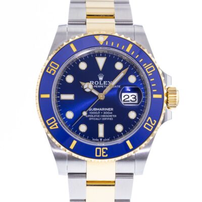 Superclone Rolex Submariner Blue Dial 126613LB Bluesy Perspective View