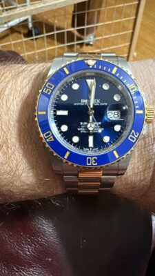 Replica Rolex Submariner Blue Dial 126613LB Bluesy photo review