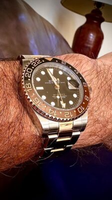 Superclone Rolex GMT-Master II Black Dial 126711CHNR Root Beer photo review