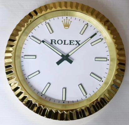 Replica ROLEX WALL CLOCK – DATEJUST GOLD