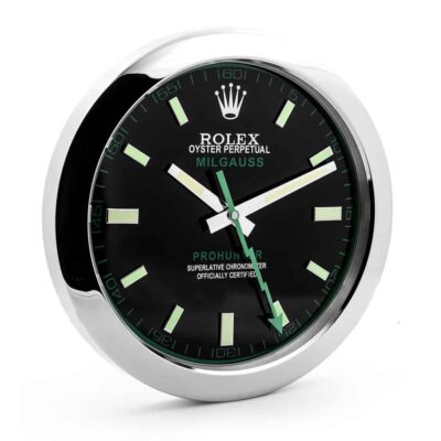 Replica ROLEX WALL CLOCK – MILGAUSS BLACK