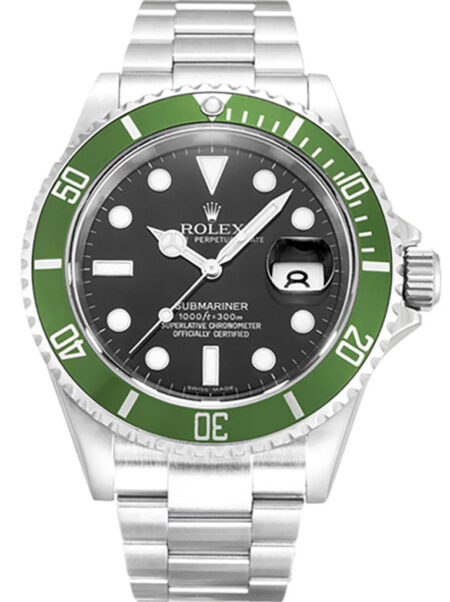 Replica Rolex Submariner Black Dial 16610LV "Kermit"