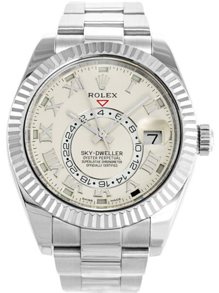 Replica Rolex Sky-Dweller Silver Dial 326939