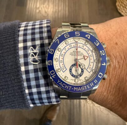 Replica Rolex Yacht-Master White Dial 116680 photo review