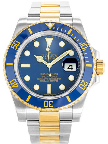 Replica Rolex Submariner Blue Dial 116613LB "Bluesy"