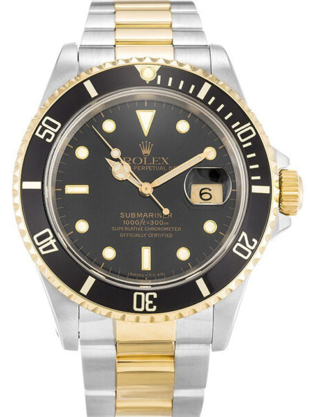 Replica Rolex Submariner Black Dial 16613