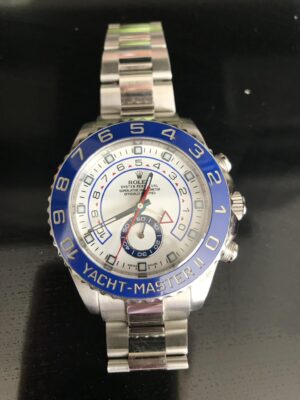 Replica Rolex Yacht-Master White Dial 116680 photo review