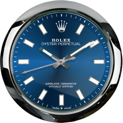 Replica ROLEX WALL CLOCK – OYSTER PERPETUAL BLUE