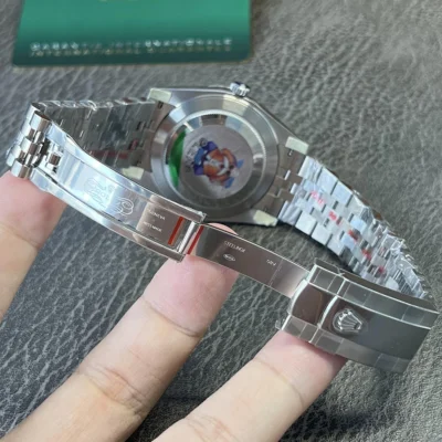 Superclone Rolex Datejust Rhodium Dial 126334 Jubilee Feature Highlight